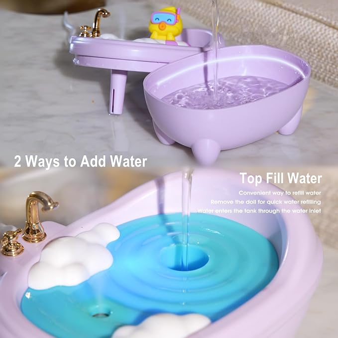 Cute Humidifier for Bedroom,Top Fill 0.34L Desk Mini Humidifier Aroma Diffuser,Cool Mist,20db Quiet,Easy Clean,Colorful