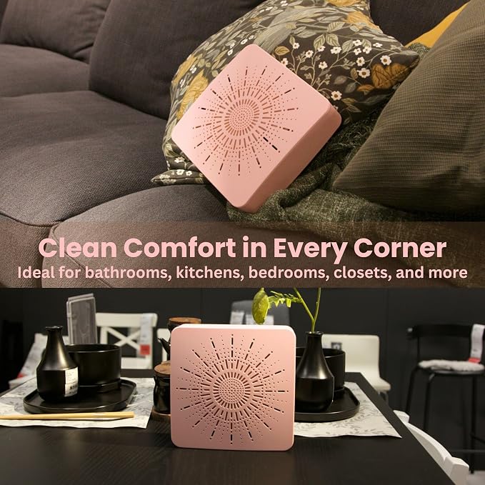 Cute Portable Mini Air Purifier with HEPA, Aroma & Ionizer – USB Fan for Bedroom, Desk, Pet, Baby, alternate product view 7