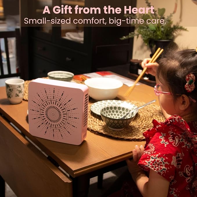Cute Portable Mini Air Purifier with HEPA, Aroma & Ionizer – USB Fan for Bedroom, Desk, Pet, Baby, alternate product view 8