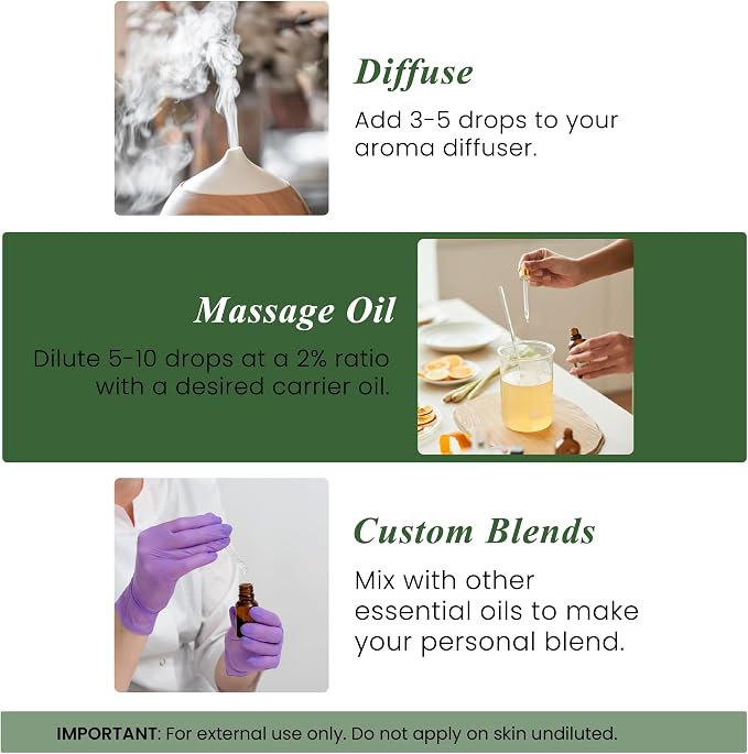 Cypress Essential Oil – 1 Fl Oz – 100% Pure and Natural – Premium Grade Essential Oil for Diffuser and Aromatherapy