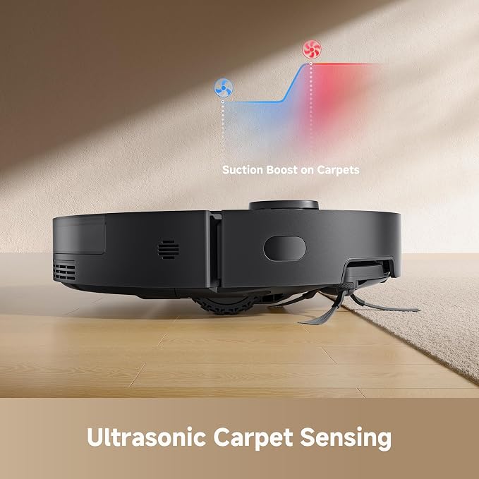 D20 Pro Plus Robot Vacuum, 13,000Pa Suction, DuoBrush for Pet Hair, Corner Cleaning, Self Emptying, LDS Navigation Laser