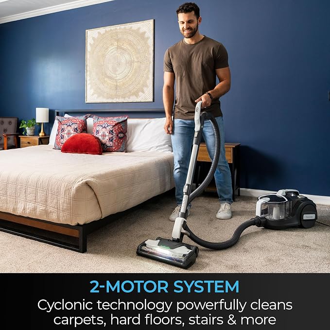 DC5070.01 Upgrade 500 Series Bagless Canister Vacuum with Hair Eliminator Brushroll,2-Motor Cyclonic Technology, alternate