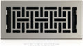 AJH410-NKL Floor Register, 4" x 10", Nickel, product image