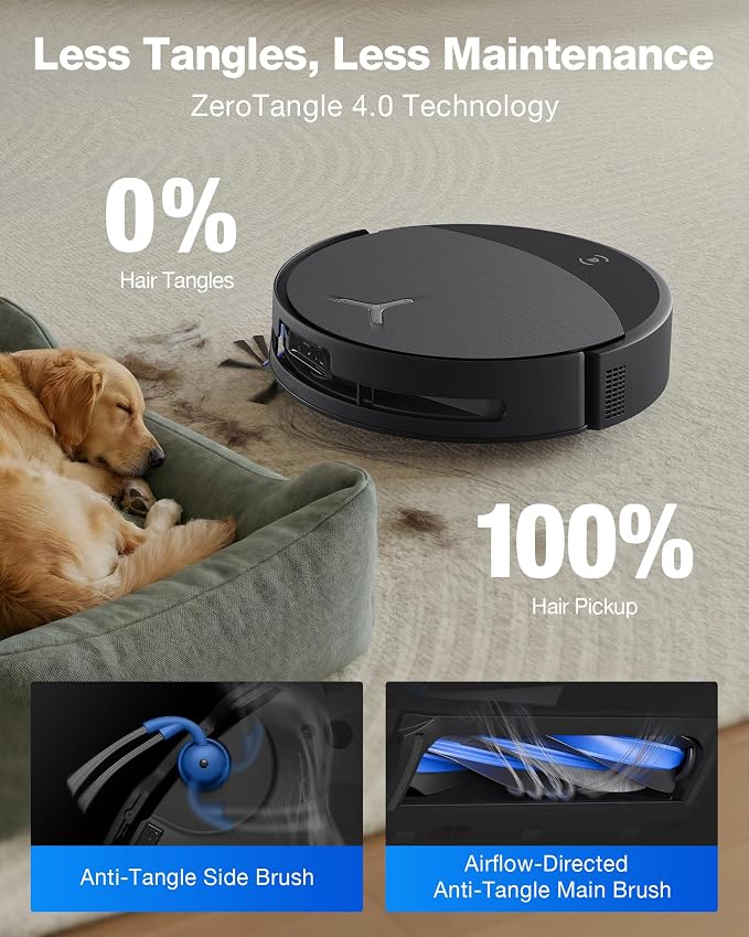 DEEBOT X9S PRO Omni Robot Vacuum and Mop, 30,000Pa Suction, Instant Self-Cleaning OZMO Roller Mop, TruEdge Deep Edge