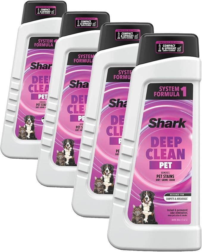 Deep Clean Pet Formula for All Upright and Portable Carpet Cleaners,Formulated for All Carpets,Upholstery & Area Rugs,Tackles