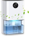 Dehumidifier,1500ML(50 OZ) Small Dehumidifier for Home (300 sq. ft),Quiet with Auto Shut Off, Dehumidifiers for Bedroom, RV