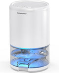 Dehumidifier, 35 oz Small Dehumidifiers for Home, Bathroom, Bedroom, Rooms, Ultra-Quiet with Sleep Mode, 7 Color