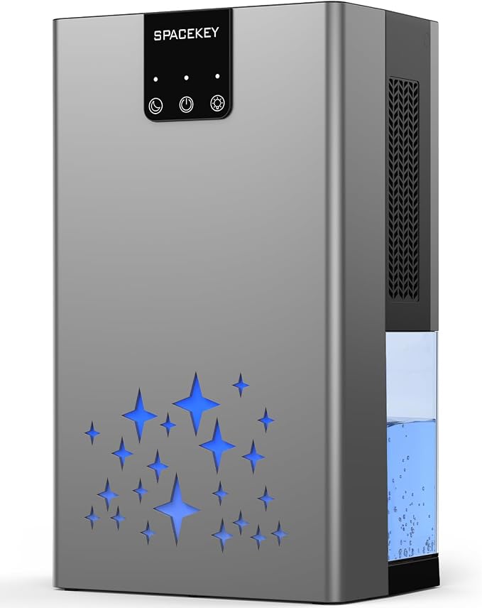 Dehumidifier, 95 OZ Water Tank Dehumidifiers for Home, 1000 sq. ft. Dehumidifier for Basement Bathroom Bedroom with Auto Shut