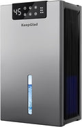 Dehumidifier, 98OZ Dehumidifiers for Home(1000sq.ft), Humidity Display Dehumidifier for Basement Bathroom Bedroom, Auto Shut