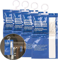 Dehumidifier Bags Hanging Moisture Absorbers - 4 Packs Dehumidifiers for Home Closet Bathroom Basement, Hanging Bag Desiccant