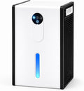 Dehumidifier for 1076 sq.ft,Quiet Portable Moisture Absorber with Auto Shut Off,Auto Defrost,72 OZ Water Tank,Drain Hose,7