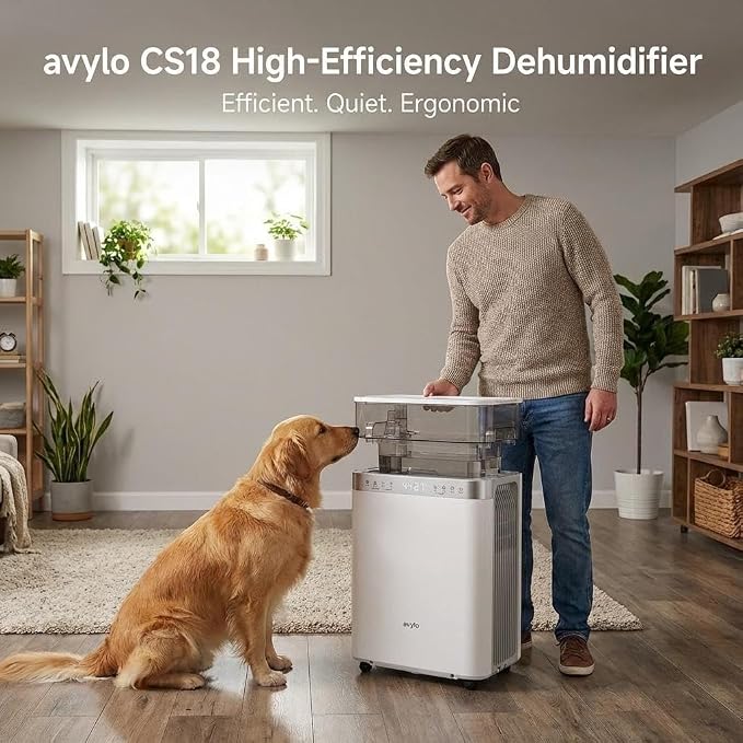 Dehumidifier for Basement, 90 Pint/Day Ultra Efficient Energy Star 2025, 4500 Sq.Ft Coverage, 2.11 Gallon Top Tank, alternate