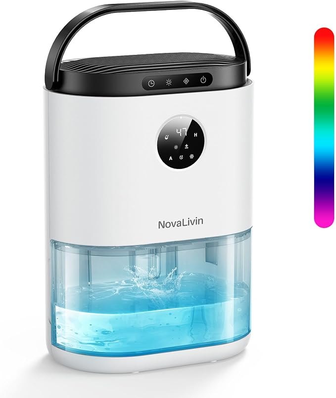 Dehumidifier for Home, 68 OZ Water Tank Dehumidifiers for Bathroom, Bedroom, Living room with, Auto Humidity Control, product