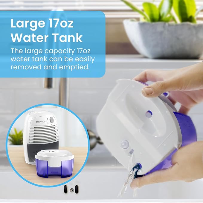 Dehumidifiers for Home,215sqft Small Dehumidifiers for Room,16oz Tank Portable Closet Dehumidifier Removes Humidity Mini