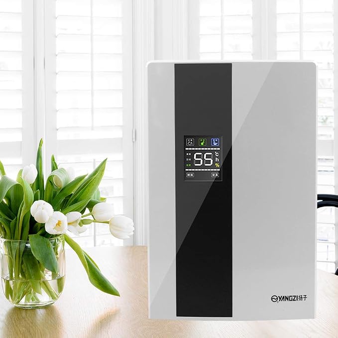 Dehumidifiers for Home, 323ft2 Quiet Remote Intelligent Dehumidifier for Home with Remote Control and Water Hose, alternate