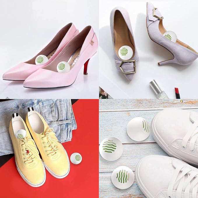 Deodorizer Balls, 8Pcs Shoe Deodorant Balls, Shoe Deodorizer, Shoes Ball Odor Eliminator, Shoes Odor Refreshing Car Air