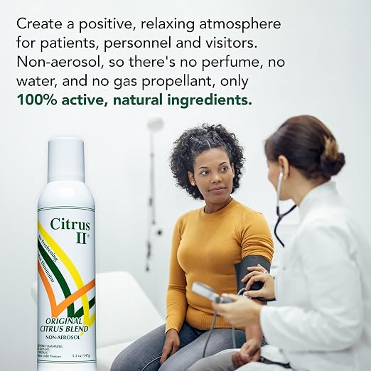 Deodorizing Spray - Air Freshener and Odor Eliminator - for Home and Facilities - Original Citrus Blend Scent - 5.2 Oz. 5.2