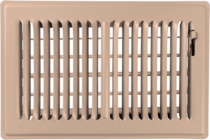 Desert Clay, 6x10, Premium Floor Register, All Steel Heavy Duty Vent Cover, product image