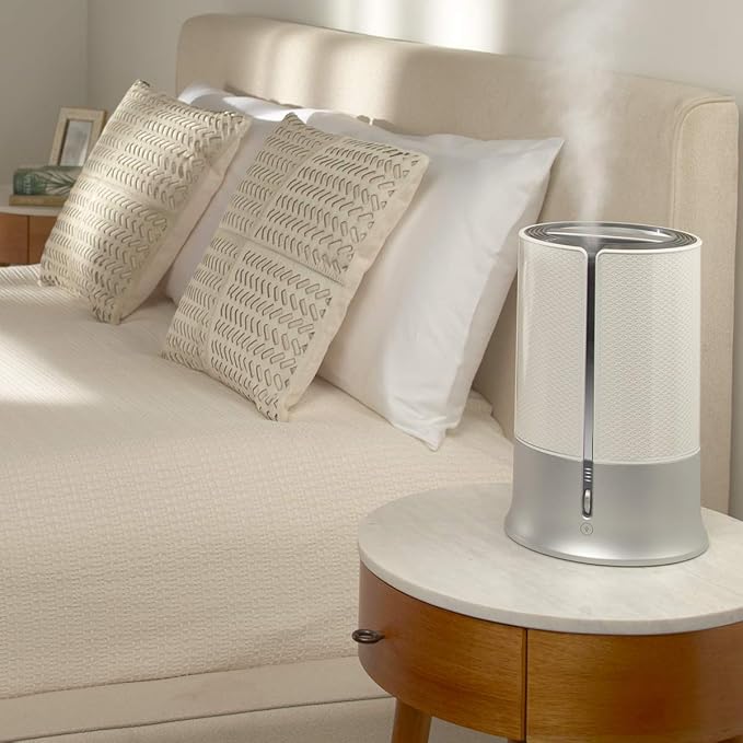 Designer Series Cool Mist Humidifier, Room Humidifiers, White, alternate product view 8
