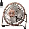 Desk Fan Quiet Small USB Fan 360° Rotation Portable Table Fan 2 Speed Mini Personal Fan Air Cooling Electric Fan for Home
