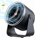 Desk Fan with Battery Operated, Quiet Digital Display Portable Fan for Office, Bedroom, Kitchen, Home, Outdoor, 100 Speeds