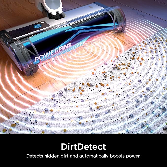 Detect Clean & Empty | Lightweight Cordless Vacuum Cleaner with Auto-Empty System | HEPA Filter, Portable Handheld