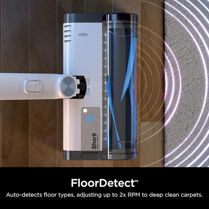 Detect Clean & Empty | Lightweight Cordless Vacuum Cleaner with Auto-Empty System | HEPA Filter, Portable Handheld