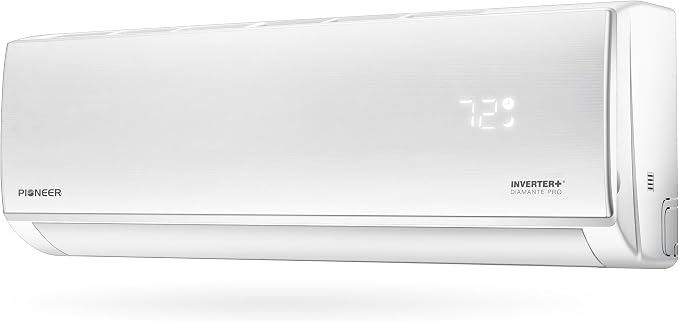 Diamante Pro 12,000 BTU 20 SEER2 230V High-Wall Ductless Mini-Split Air Conditioner Inverter Heat Pump with 16 Ft. Kit
