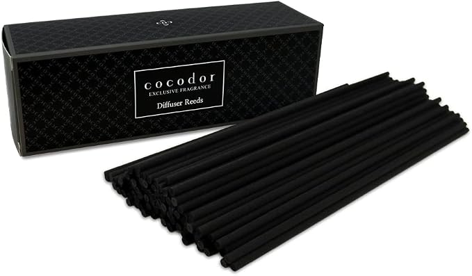 Diffuser Black Fiber Reed Sticks(100pcs, 8" x 4mm) / Diffuser Oil Refill, Home Fragrance, Aromatherapy, product image