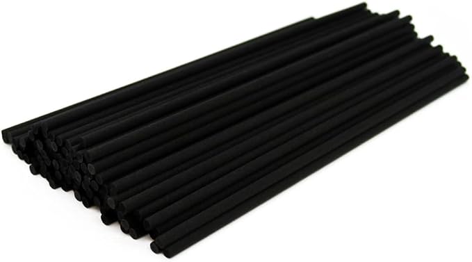 Diffuser Black Fiber Reed Sticks(100pcs, 8" x 4mm) / Diffuser Oil Refill, Home Fragrance, Aromatherapy, alternate product