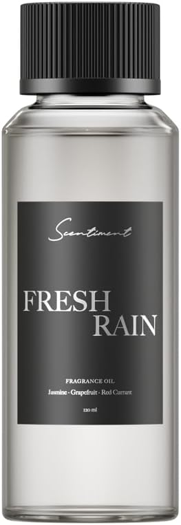 Diffuser Oil - Fresh Rain | Aromatherapy Home Fragrance |Inspired by Luxury Five Star Hotels | Luxurious Scent with Notes of