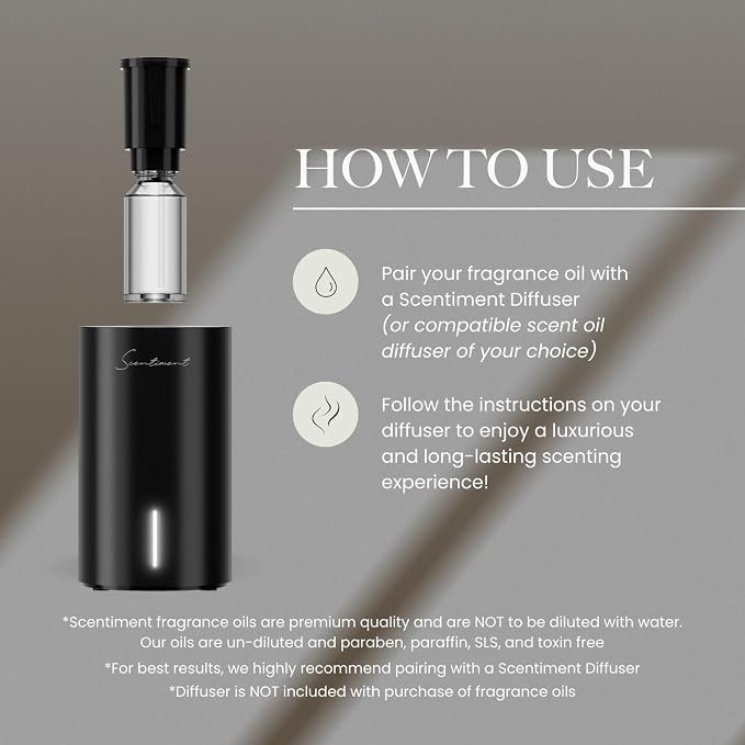 Diffuser Oil - Fresh Rain | Aromatherapy Home Fragrance |Inspired by Luxury Five Star Hotels | Luxurious Scent with Notes of