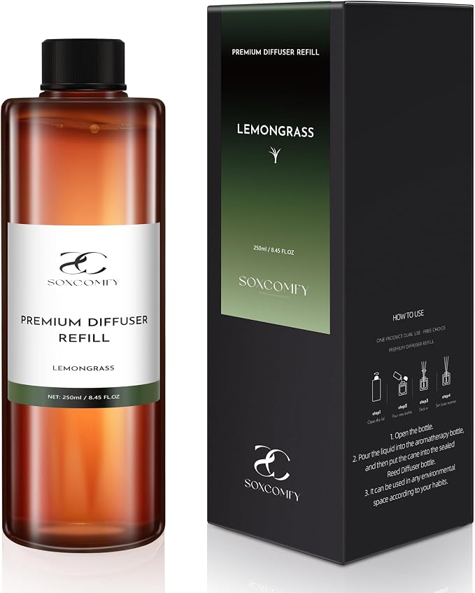Diffuser Oil Luxury Essential Oils for Diffuser Refill & Air Freshener,Long-Lasting Natural Home Fragrance and Hotel Scent