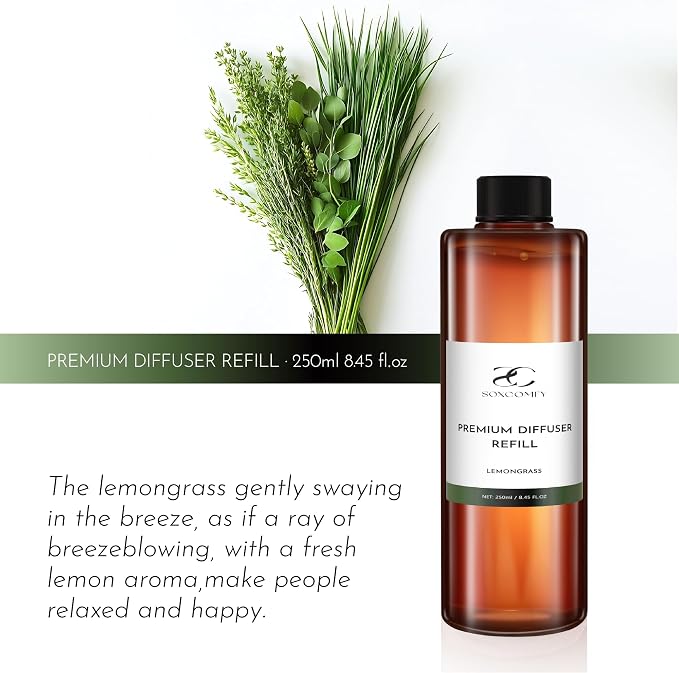 Diffuser Oil Luxury Essential Oils for Diffuser Refill & Air Freshener,Long-Lasting Natural Home Fragrance and Hotel Scent