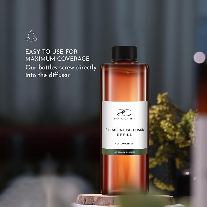 Diffuser Oil Luxury Essential Oils for Diffuser Refill & Air Freshener,Long-Lasting Natural Home Fragrance and Hotel Scent