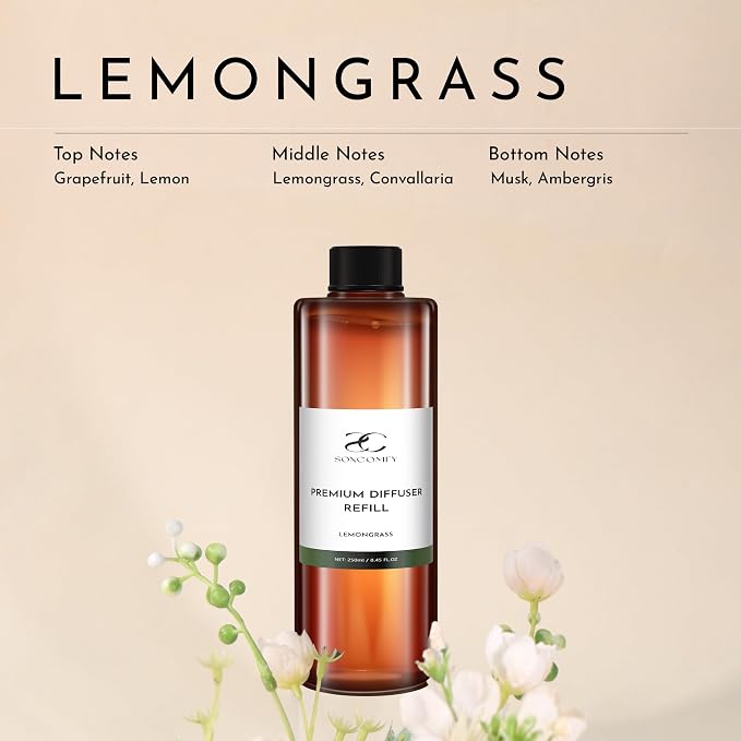 Diffuser Oil Luxury Essential Oils for Diffuser Refill & Air Freshener,Long-Lasting Natural Home Fragrance and Hotel Scent