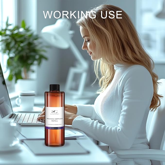 Diffuser Oil Luxury Essential Oils for Diffuser Refill & Air Freshener,Long-Lasting Natural Home Fragrance and Hotel Scent