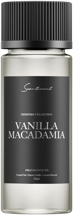 Diffuser Oil - Vanilla Macadamia Fruit | Home Aromatherapy Fragrance Oil (50ml), product image