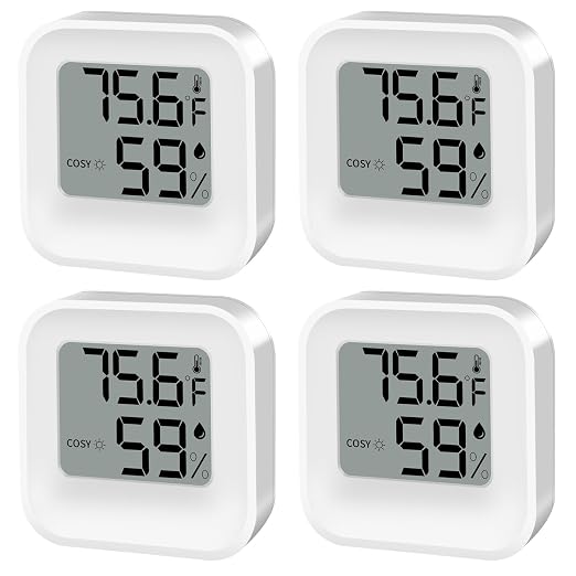 Digital Hygrometer Thermometer for Room Temperature Humidity Meter Indoor Thermometer Accuracy Calibration LCD Temperature