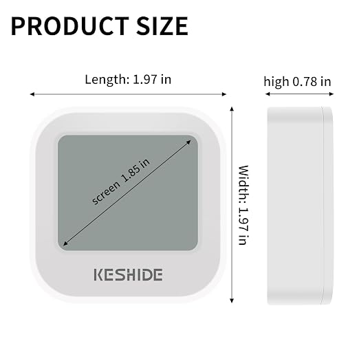 Digital Hygrometer Thermometer for Room Temperature Humidity Meter Indoor Thermometer Accuracy Calibration LCD Temperature
