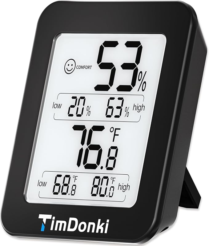 Digital Hygrometer with Max and Min Records 10s Fast Refresh Accurate-Hygrometer Room Thermometer Indoor for, product image