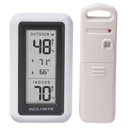 Digital Thermometer with Indoor, Outdoor Temperature and Daily High and Lows (00424CA), White 0 Count Plastic White, product