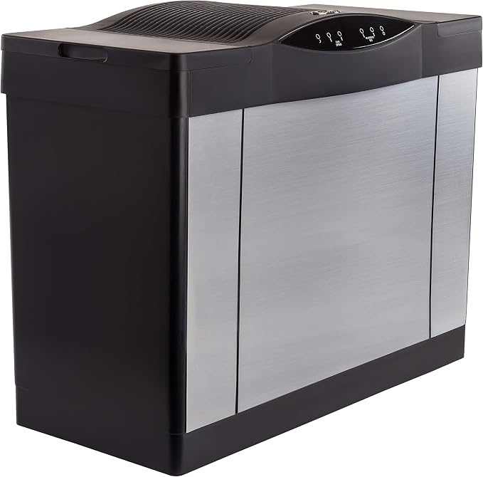 Digital Whole-House Console-Style Evaporative Humidifier (Silver), alternate product view 4