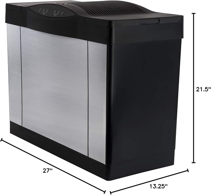 Digital Whole-House Console-Style Evaporative Humidifier (Silver), alternate product view 8