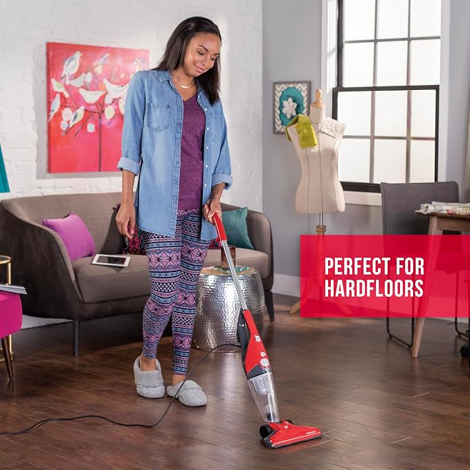 Dirt Devil Simpli Stik Plus 3-in-1 Vacuum Cleaner, Lightweight, Bagless, Ideal for Dorms, Apartments and Other Small Spaces