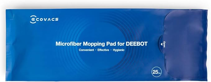 Disposable Microfiber Mopping Pads, Compatible Robot Vacuum Cleaner, for N10+ / T8 / T8+/ T8 AIVI/ N8/ N8 Pro/ N8 Pro+, 25