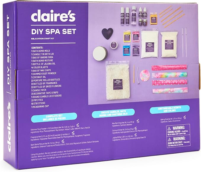 DIY Bath Bomb & Scented Candle Making Set, 32-Piece Spa Craft Kit, Make Your Own Soothing Oils & Perfume Fragrance, alternate