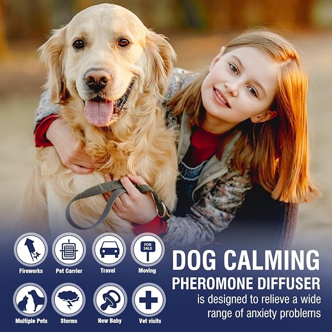 Dog Calming Diffuser Refills 6 Pack Pheromone Appeasing Pet Pheromones Refill 48ml to Calm for Reduce Aggression Stress