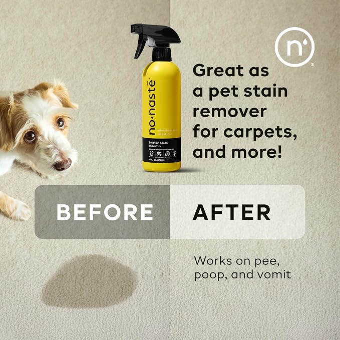 Dog Shampoo and Pet Stain & Odor Eliminator Spray (16 Oz, Pack of 2) – USDA Certified Organic Aloe & Oatmeal Dog Shampoo