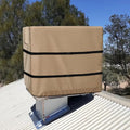 Down Draft Evaporative Cooler Cover,Heavy Duty 600D Protection Rain and Snow Swamp Cooler Cover,Equipped with 2 Bayonet